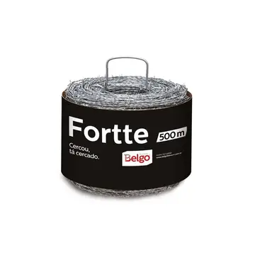 Arame Farpado Fortte Rolo 500m