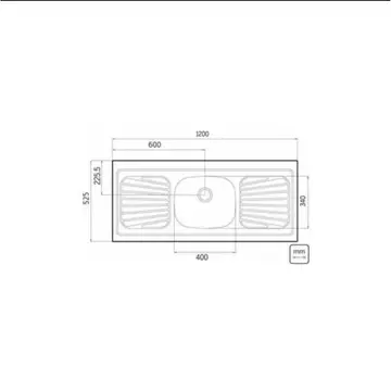 Pia de Cozinha Aço Inox Standard 120x52cm Tramontina 4