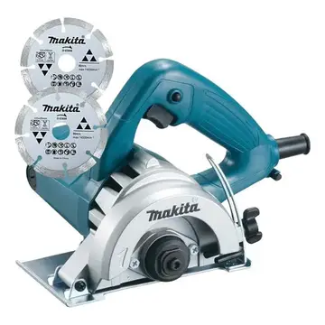 Serra Mármore à Seco 4.3/8" 1.300W 110V com 2 Discos Makita