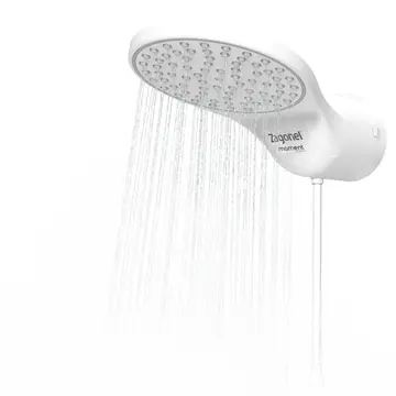 Chuveiro Elétrico Eletrônico Moment 7500W 220V Branco Zagonel 3