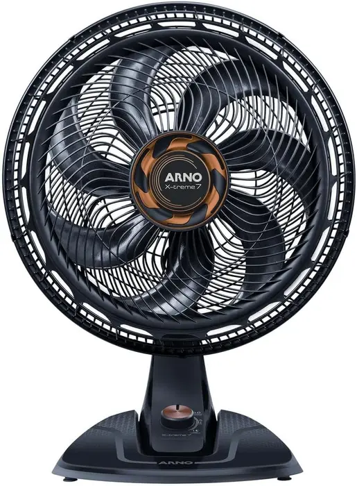 Ventilador de Mesa Arno X-TREME 7 Cinza 40cm 150W 3 Velocidades Oscilação 80º