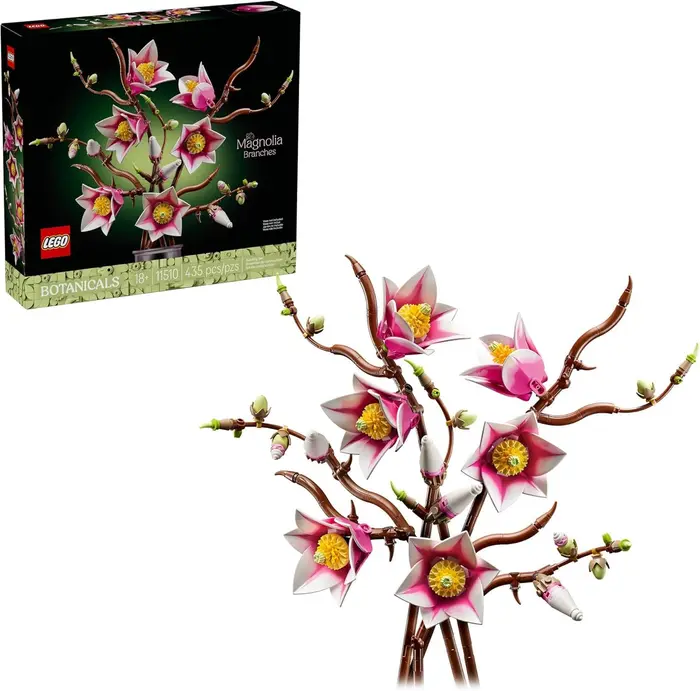 LEGO Botanicals Galhos de Magnólia 11510 - Conjunto de Construção para Adultos