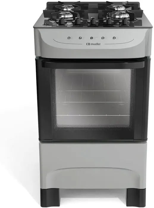 Fogão 5 Bocas Atlas Mesa de Vidro Temperado com Ultra Chama 3700W