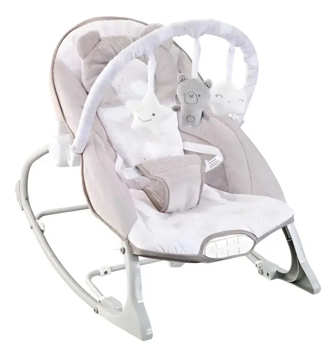 Cadeira de Descanso Bebê Musical Polar Bege Maxi Baby