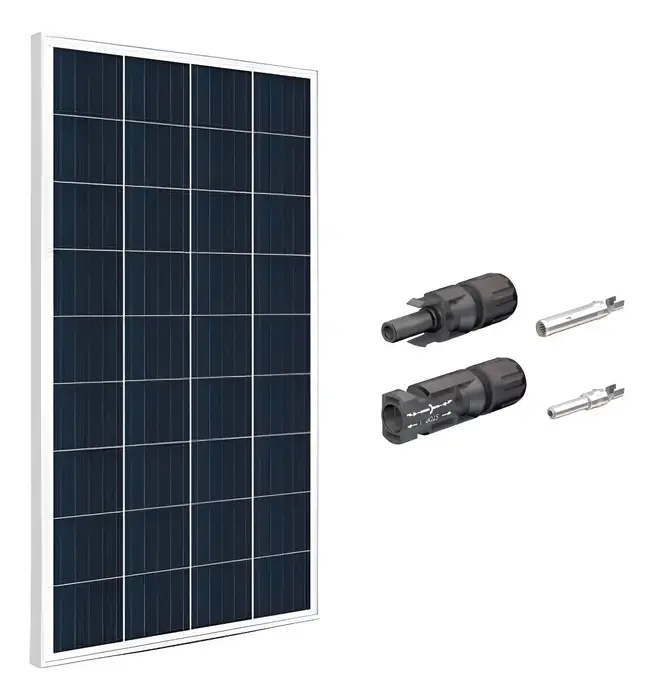 Placa Solar 155 Wp Monocristalina com Conectores MC4