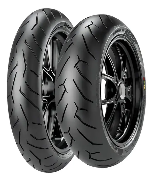 Pirelli Diablo Rosso II Kit de Pneus 110/70R17 54H + 140/70R17 66H