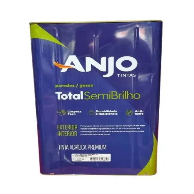 Tinta Acrílica Total Semi Brilho Premium 18L Gelo - ANJO