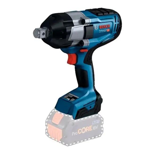 Chave de Impacto a Bateria Bosch GDS 18V-1050 BITURBO BRUSHLESS 18V com Bateria