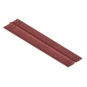 Cumeeira Fibra Vegetal Vermelha 2x0,48m Onduline