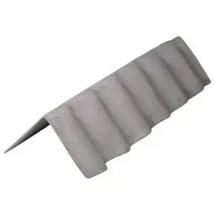 Cumeeira Shed Fibrocimento Esquerda 75º Cinza 110x30cm Brasilit