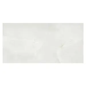 Piso Gran Diamond Ice Retificado Polido Branco 56x113cm 2,50m2