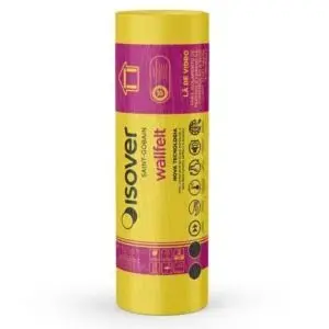 Rolo Lã de Vidro Wallfelt 4+ Pop 50mm 1,2x12,5m Isover