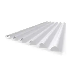 Telha Trapézio Polipropileno Leitosa 1,1mm 3x1,05m Lux Telhas