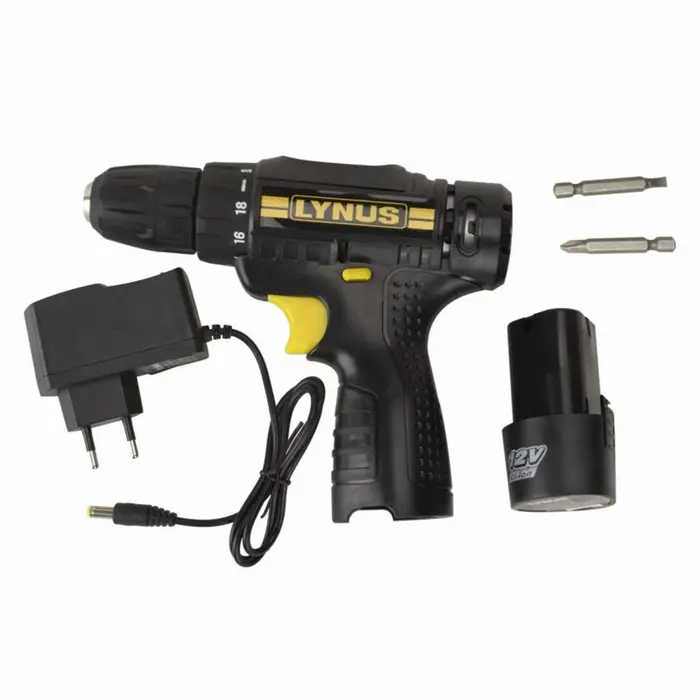 Furadeira Parafusadeira Tipo Palito 3/8″ 12V 1 Bateria PFL-12P Lynus