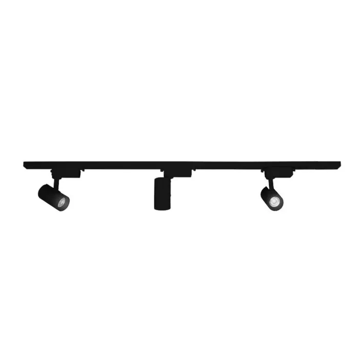 Kit Trilho Preto com 3 Spots LED 15W 1050 Lúmens Blumenau