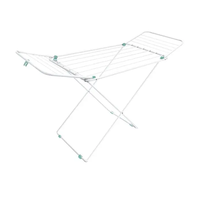 Varal de Chão Lugano com Abas Aço Branco 1,22x56x80cm Secalux