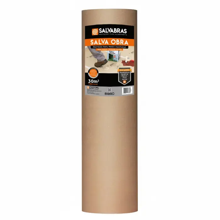Protetor de Piso Kraft 1x25m Salvabras