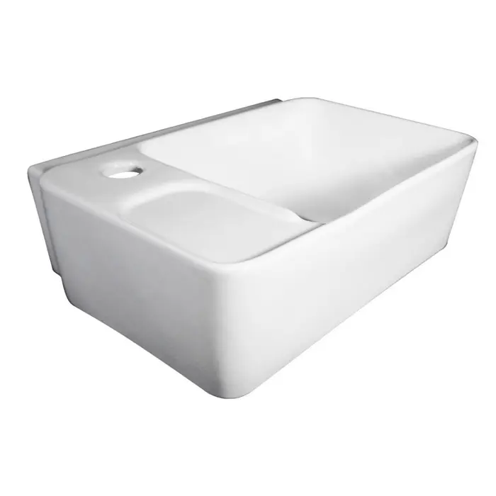 Lavatório Suspenso Louça Viseu Branco 42x31cm Luzarte