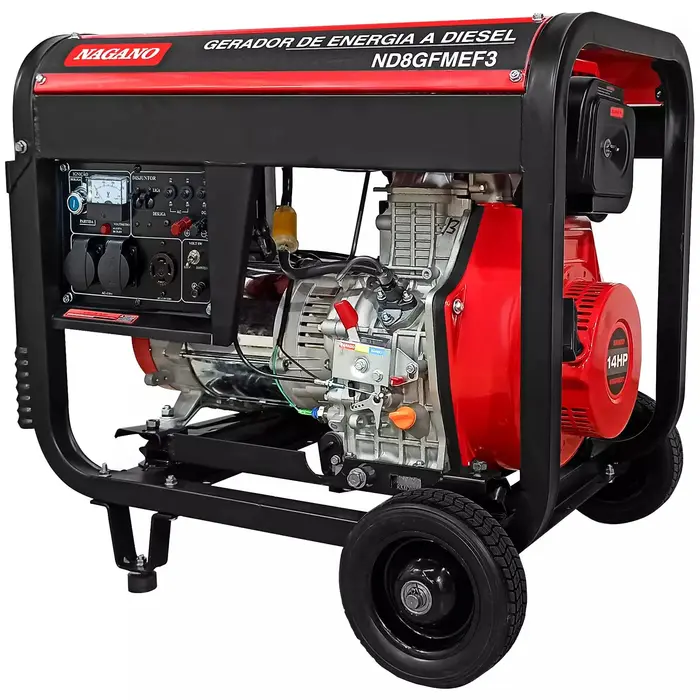 Gerador de Energia 10kva Diesel Partida Elétrica 14hp