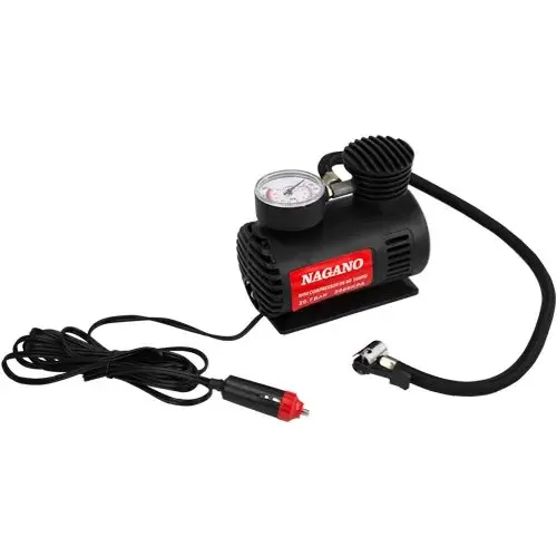 Mini Compressor de Ar 12v 250 PSI Pneu Bola Carro Bicicleta