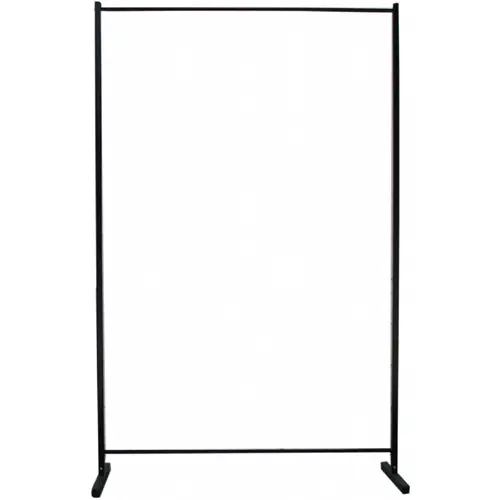 Suporte metálico para cortina de solda com rodizio 1,22 X 1,78 metros