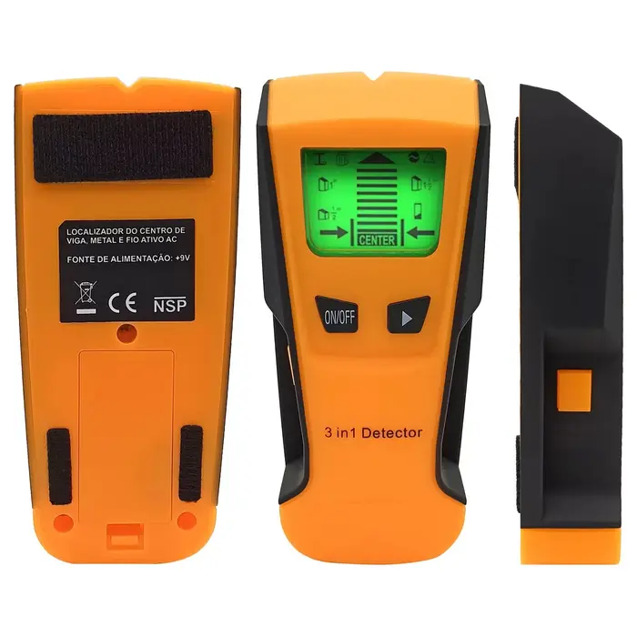 Scanner de Parede Digital Detector de Metais Madeiras e Fios