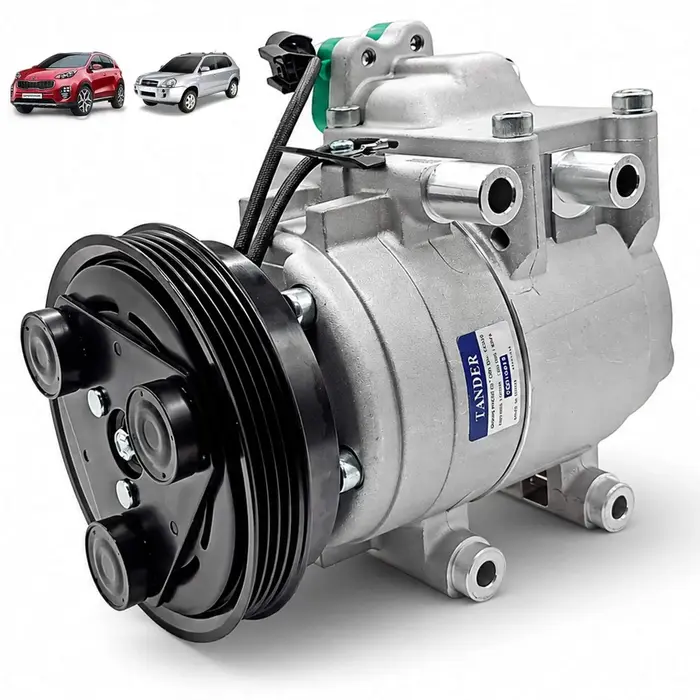 Compressor de Ar Kia Sportage Hyundai Tucson 2005 até 2016 2.7 16v