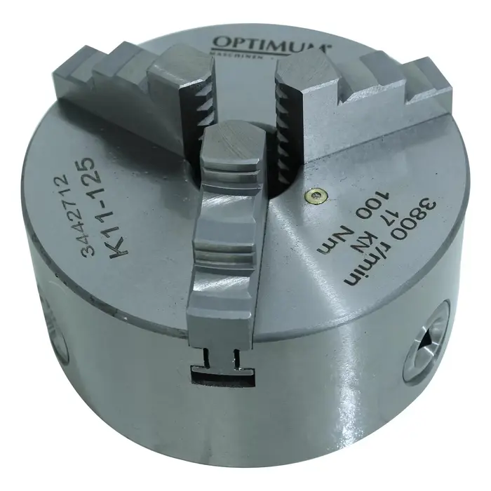 Placa de 3 Castanhas 125mm para Torno Mecânico com Furadeira fresadora De Bancada Elétrico 250 Mm 220v – TTBAD250