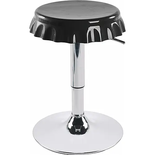Banqueta Botcap Designer de Tampa de Garrafa – Preta