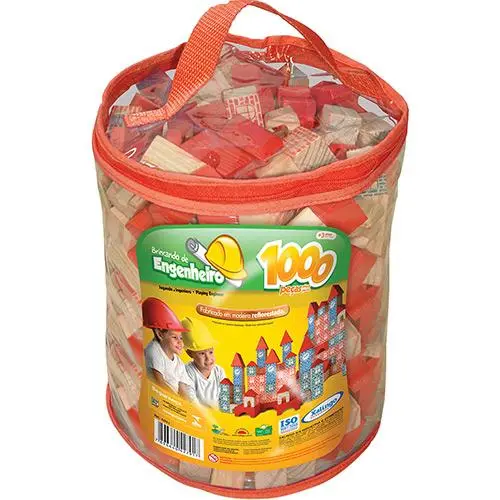 Brincando de Engenheiro 1.000 Peças na Bolsa