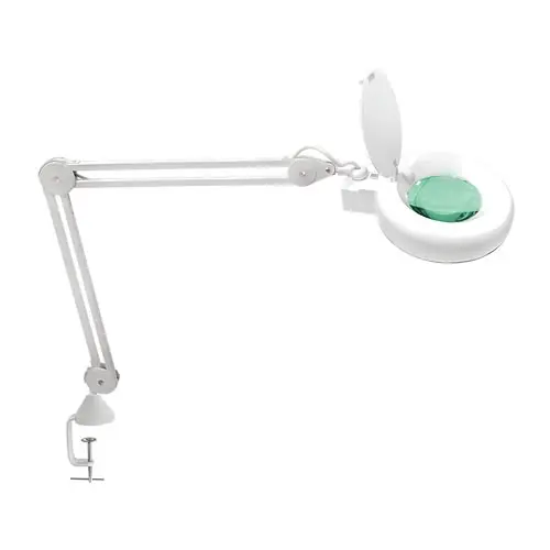 Lupa Bancada Led 8D HL-500