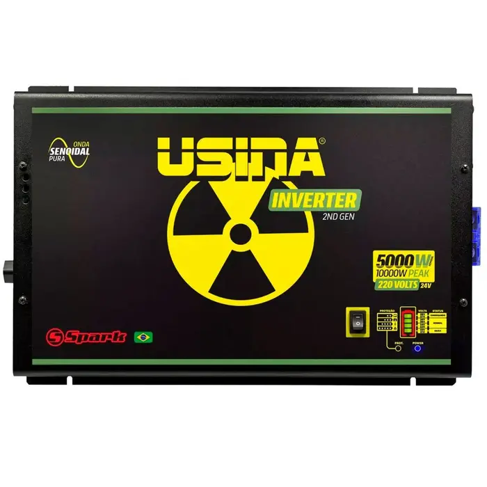 Inversor de Tensão 5000W Onda Senoidal Pura 220 V USINA-31340551