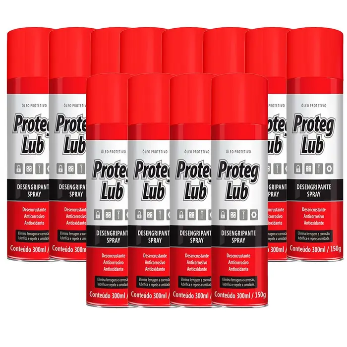 Desengripante 300ml com 12 Unidades PROTEG LUB-K3915