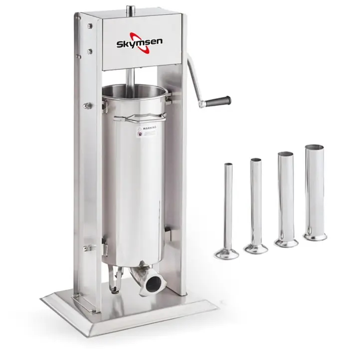 Ensacadeira de Linguiça Vertical 15 Litros Inox com 4 Funis EL15V SKYMSEN-707155