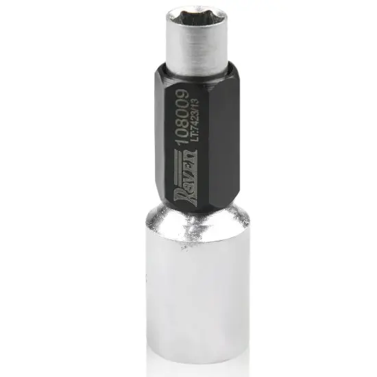 Conjunto com Soquete Longo e Adaptador para Polias de Alternador do tipo Roda Livre RAVEN-108009