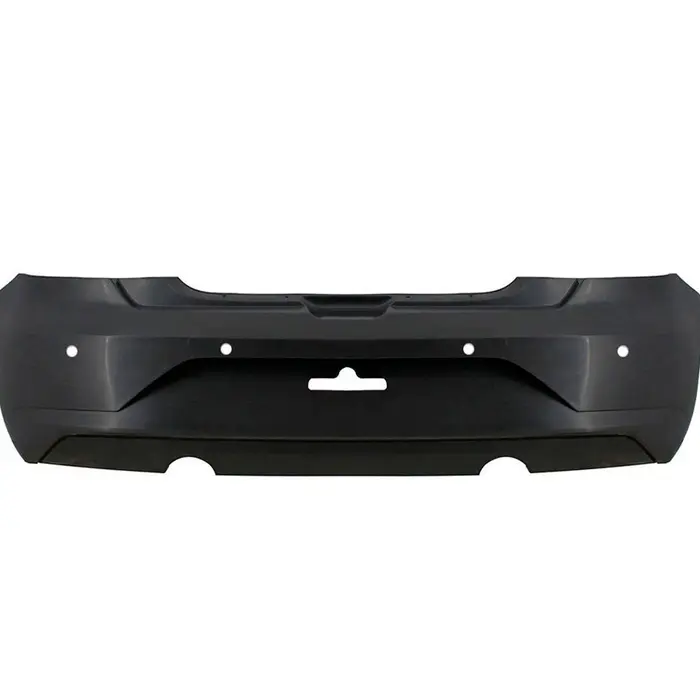 Para-Choque Traseiro Preto Liso para Gol G7 e G8 com Suporte e Furo DTS-6674