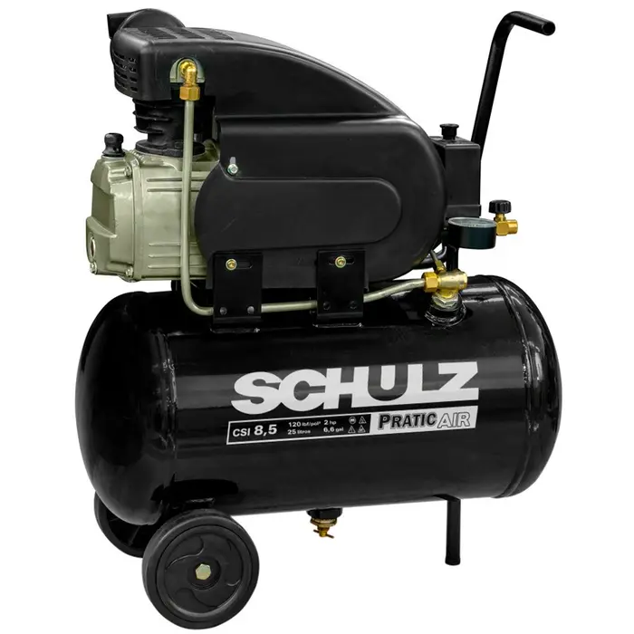 Motocompressor Pratic Air 8,5 Pés 25L 2HP 220V SCHULZ-CSI-8525-AIR