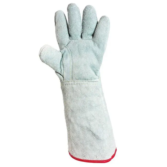 Luva de Soldador com Cano Longo 20cm – Tamanho Único PROTEPLUS-PPM13