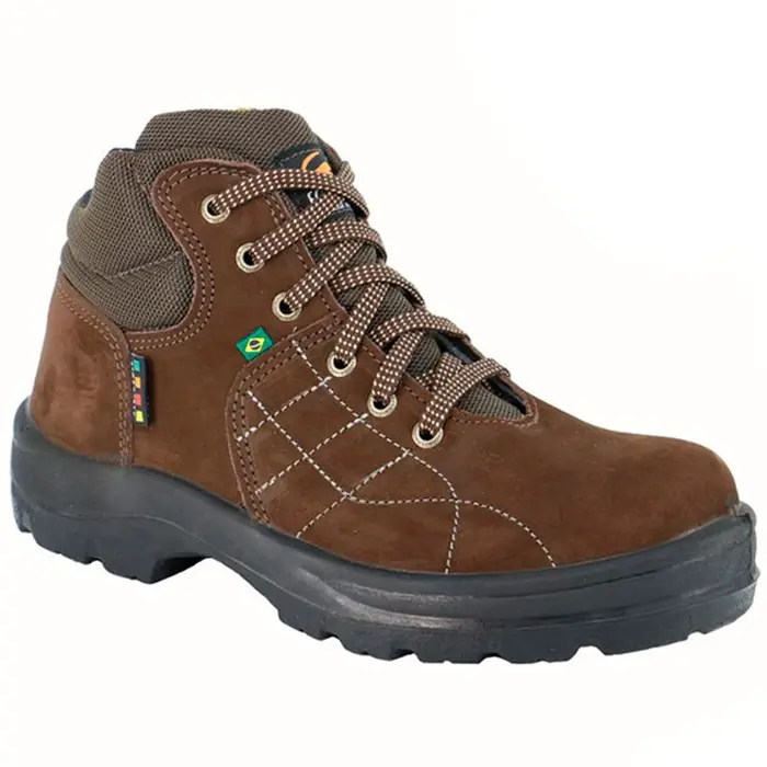 Botina de Segurança Café Nobuk N° 40 PS144AP ECO SAFAFETY-144API-PS558/40