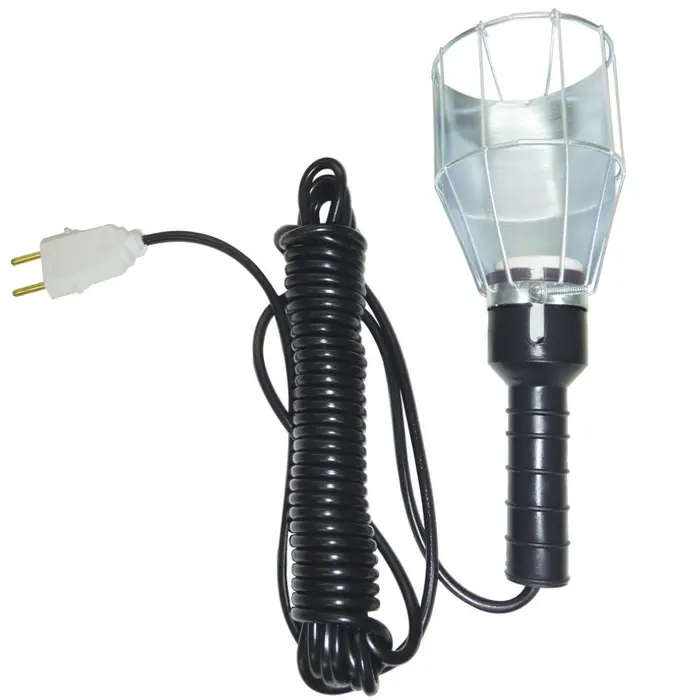 Pendente de Luz CF014 Bivolt com Protetor em Arame e Cabo PP 7m RONDON-CF014