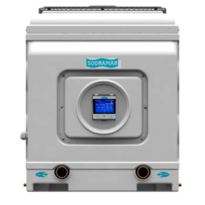 Aquecedor para Piscina Trocador de Calor com Painel Touch BIF 1700W 1/2CV 220V SD40 SODRAMAR-016010