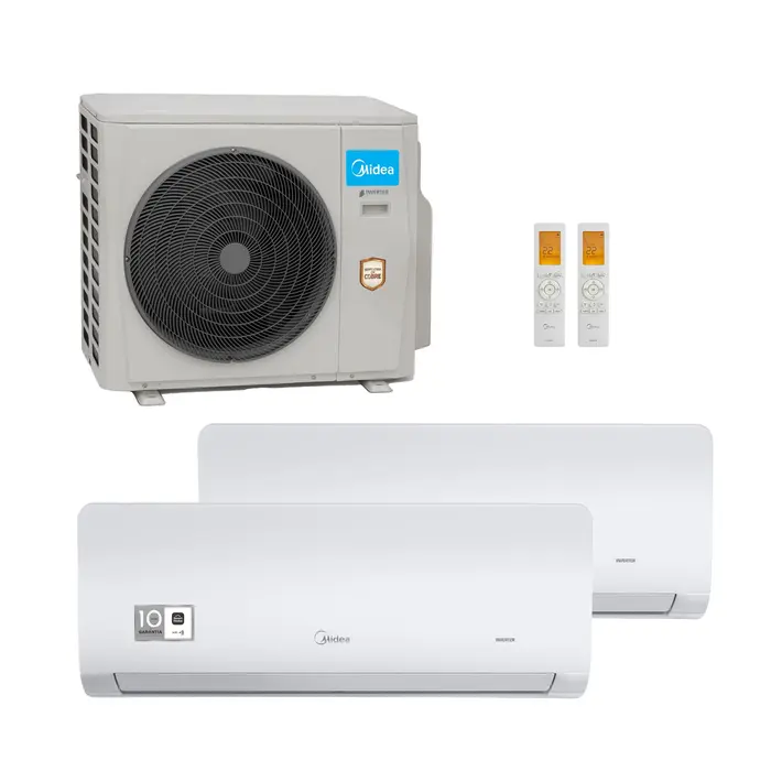 Ar Condicionado Multisplit Quente e Frio 18000BTUs com Wifi 220V Multisplit Midea