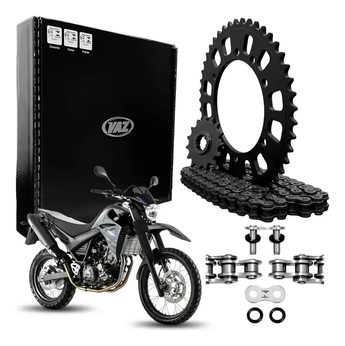 Kit Relação Transmissão Yamaha Xt 660r 2004 A 2018 Vaz