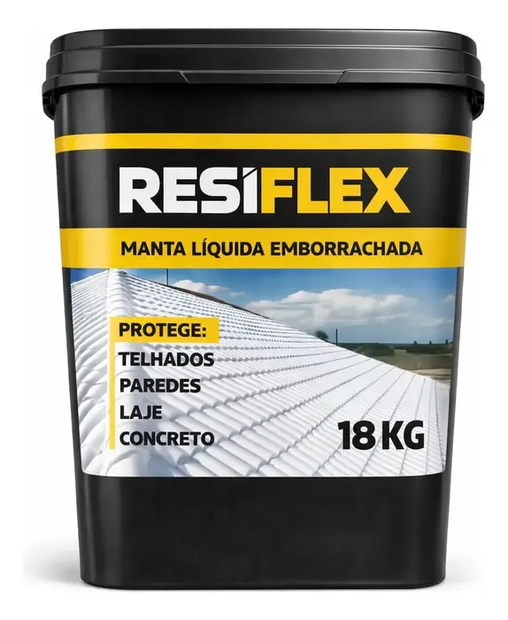 Premium Acrílica Manta Líquida 18kg Emborrachada Impermeavel